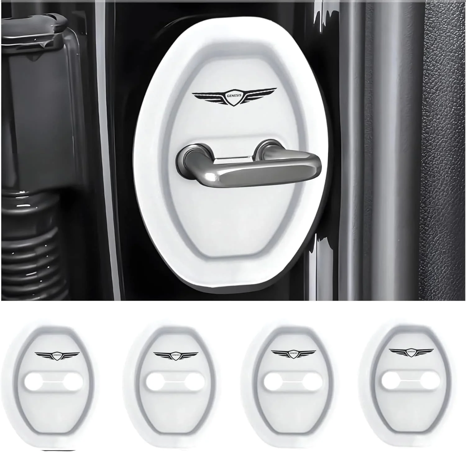 Eptchn Universal Silicone Car Door Covers Protector (4 PACK) - Image 58